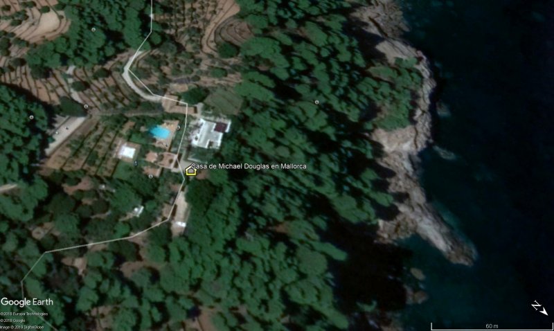 Mansión de Michael Douglas en Mallorca 0 - Villa Certosa, la mansión de Berlusconi en Cerdeña 🗺️ Foro General de Google Earth
