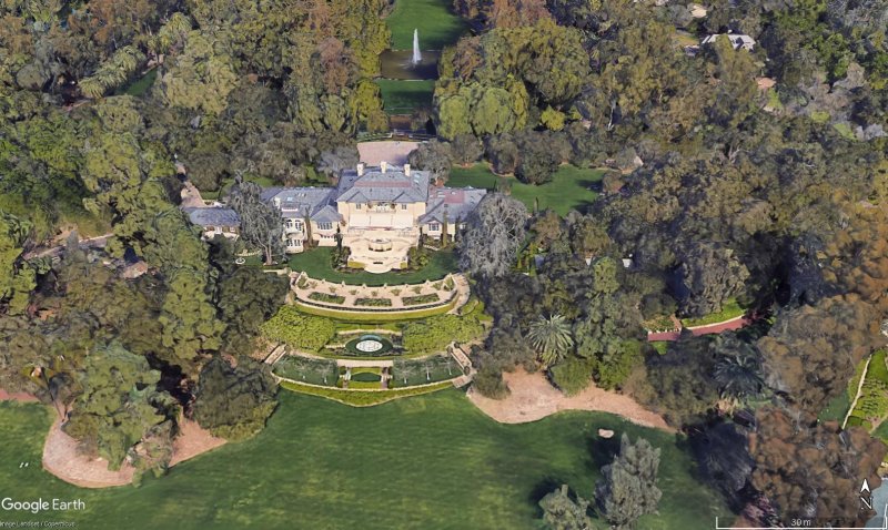 Casa de Oprah Winfrey, Montecito, Santa Bárbara, California 1
