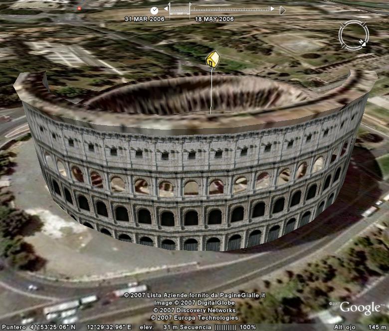 Coliseo Romano - Edificios conocidos en 3D
