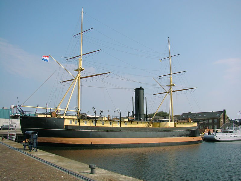 Barco a Vela y a Vapor HNLMS Schorpioen 2