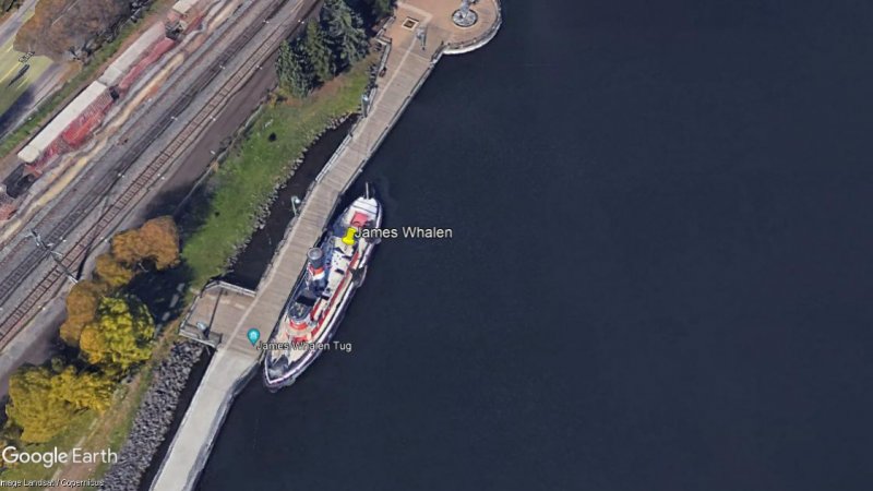 Remolcador James Whalen -Lago Superior de Thunder Bay 1 - Barcos a Vapor Remolcadores / Otros