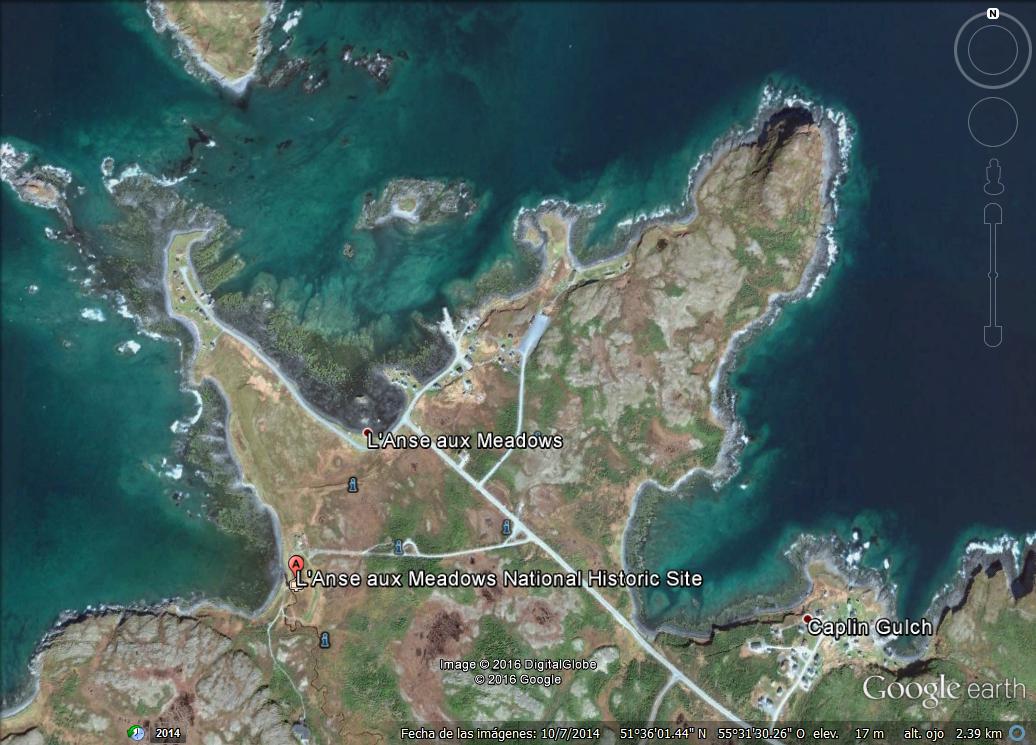 Sitio de L'Anse Aux Meadows -UNESCO- Terranova, Canadá 1 - Concurso de Geolocalización con Google Earth