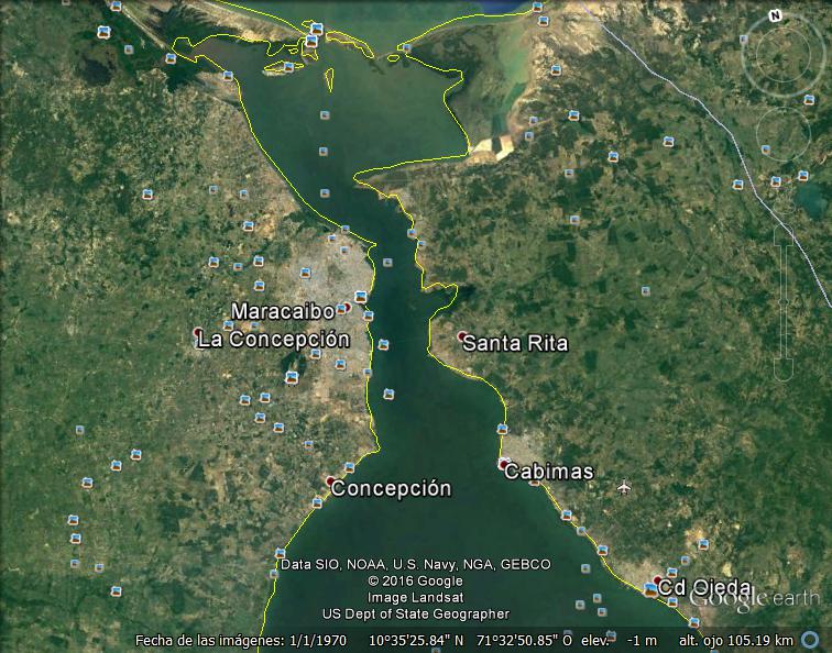 Lago Maracaibo y Relampago de Catatumbo 1 - Concurso de Geolocalización con Google Earth