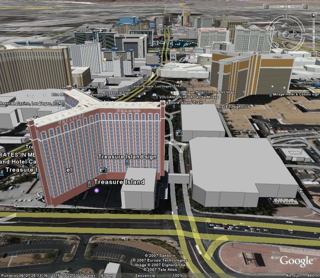 Csinos de Las Vegas - USA - Edificios conocidos en 3D