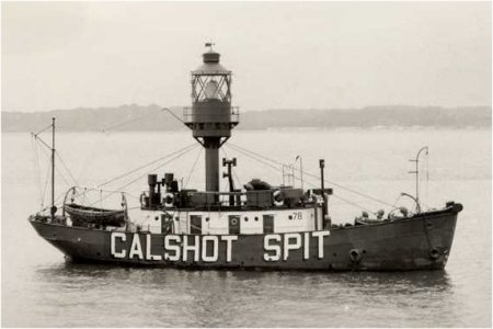 LV 78 Calshot Spit ahora Museo en Southampton 0 - Barcos Faros, Lightvessel o Lightship