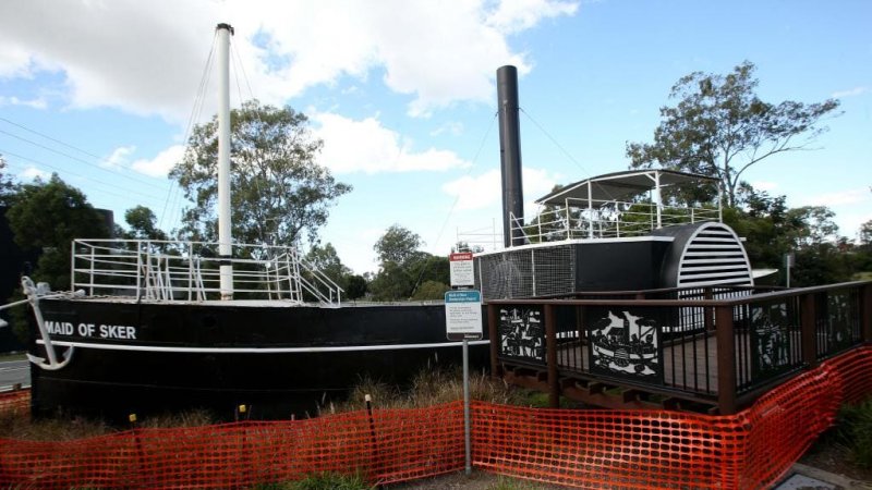 Maid of Sker Paddle Steamer, Australia 2 - Barcos Rueda de Paleta o Vapor de ruedas