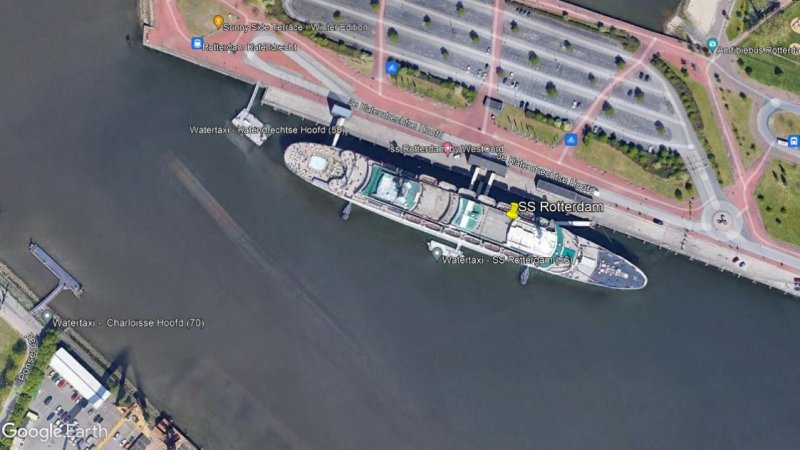 Barco a Vapor Ferry SS Rotterdam 1