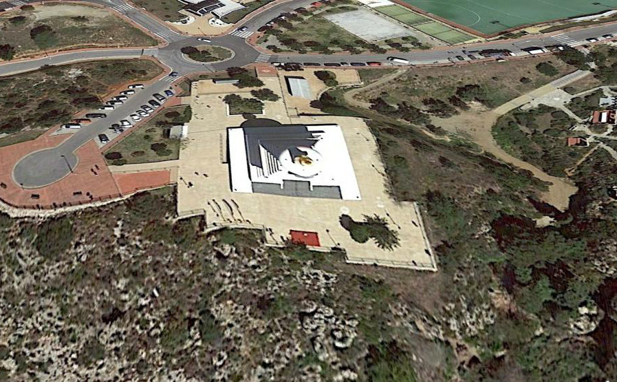 Stupa budista en España - Concurso de Geolocalización con Google Earth