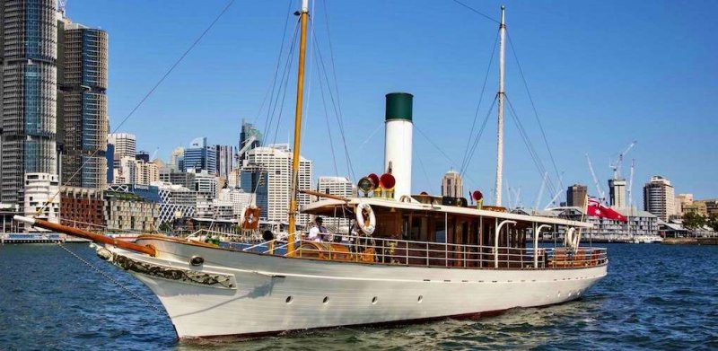 Steam Yacht Ena - Australia 2 - Barcos a Vela y a Vapor