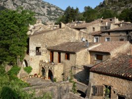 pueblos más bellos de francia. languedoc-rosellón