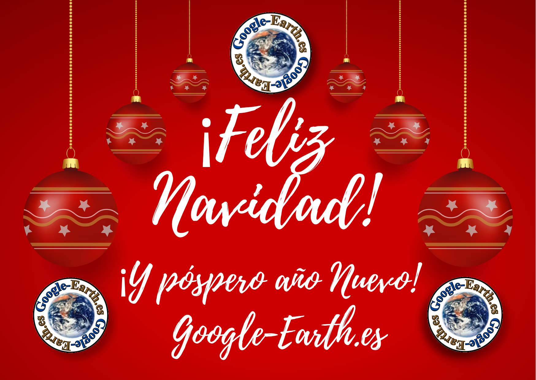 Feliz Navidad y Próspero 2025 a la Comunidad Google Earth