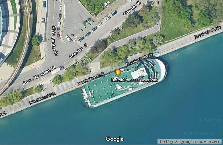 Detroit Princess Paddle Steamer, USA 1 - Becky Thatcher y Tom Sawyer, St. Louis, USA 🗺️ Foro General de Google Earth