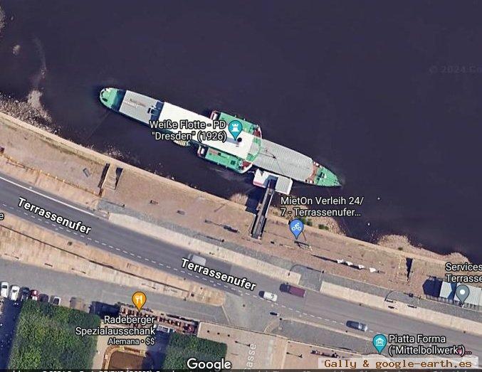 Dresden, Paddle Steamer, Alemania 1 - Leipzig, Barco de Paletas 🗺️ Foro General de Google Earth