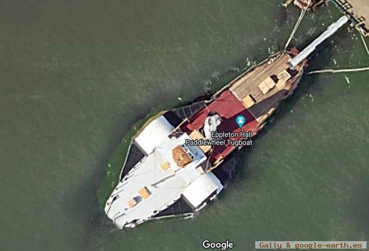 Eppleton Hall Paddle Steamer, Inglaterra, UK 1 - Belle of Louisville, barco de paletas, USA 🗺️ Foro General de Google Earth