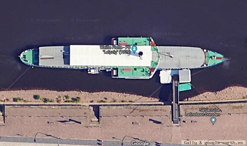 Leipzig, Barco de Paletas 1 - El Mainz, paddle steamer alemán 🗺️ Foro General de Google Earth