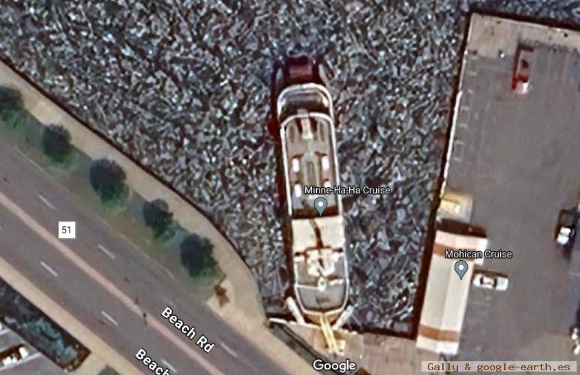 Minne-Ha-Ha II - Paddle Steamer - USA 1 - Spirit of Peoria, Barco de Paletas, USA 🗺️ Foro General de Google Earth