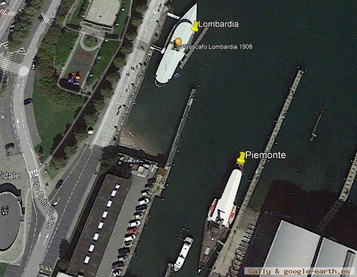 Piemonte, Paddle Steamer, Italia pero construido en Suiza 1 - Hohentwiel, Paddle Steamer, Austria 🗺️ Foro General de Google Earth