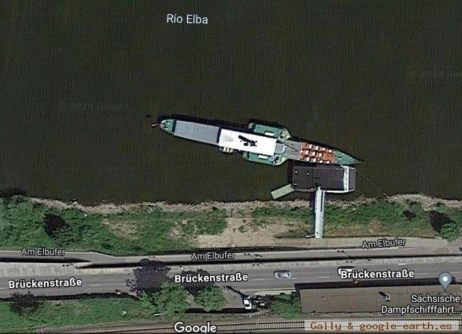 Pirna Paddle Steamer, Alemania 1 - Leipzig, Barco de Paletas 🗺️ Foro General de Google Earth