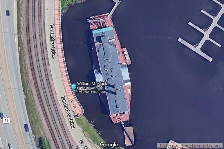 William M. Black Paddle Steamer, USA 1 - Spirit of Peoria, Barco de Paletas, USA 🗺️ Foro General de Google Earth