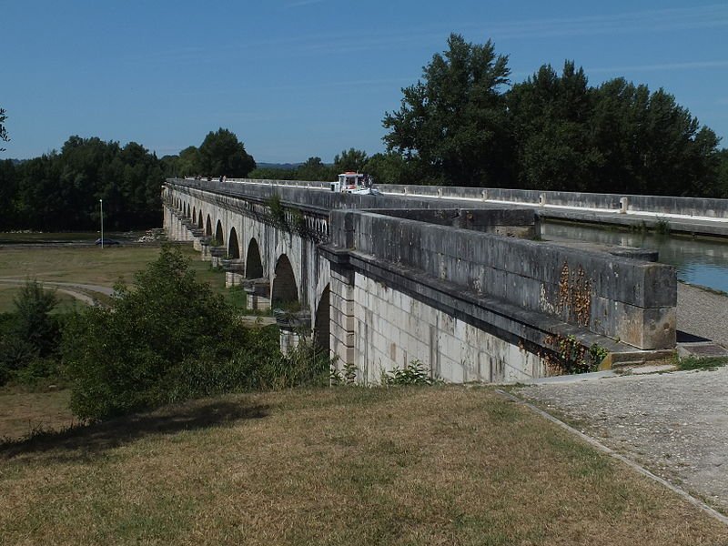 Acueducto Navegable de Agen, Agen (Francia) 2 - Puente Canal Acuífero o Acueducto Navegable