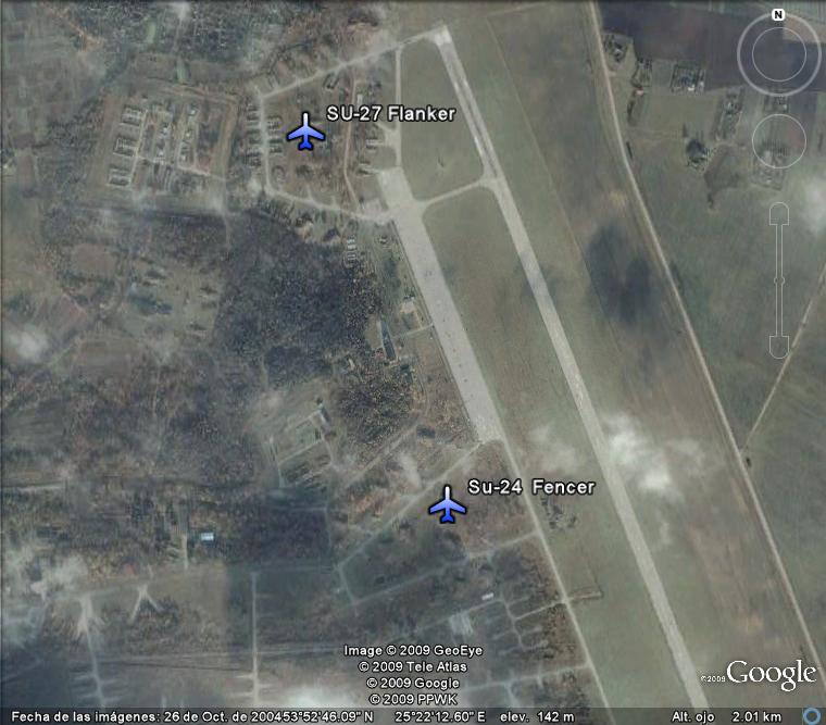 Aerodromo militar en Lida, Bielorrusia