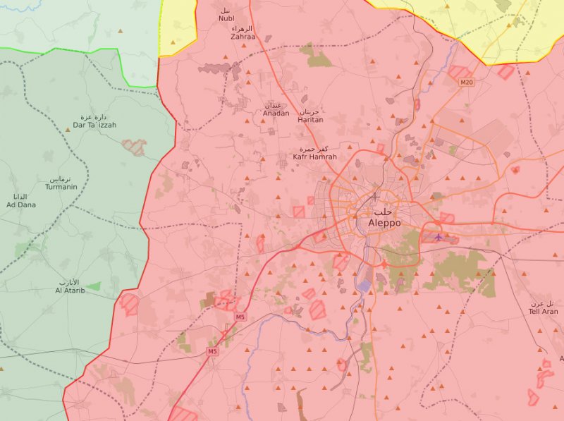 Alepo fuera del alcance rebelde - 17-02-2020 - Guerra Civil de Siria