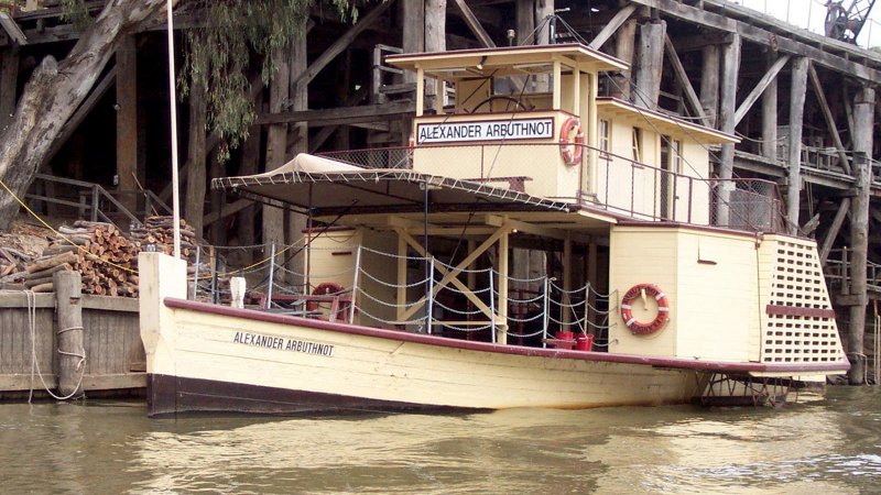 Alexander Arbuthnot, Paddle Steamer, Australia 2 - Pride of the Murray, barco de paletas, Australia 🗺️ Foro General de Google Earth