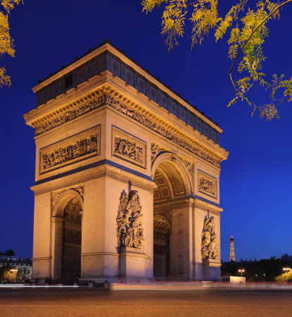 Arco del Triunfo, Paris, Francia 0