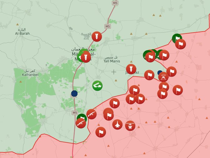 Ataque de Navidad del ejercito sirio al Sudeste de Idlib - Guerra Civil de Siria