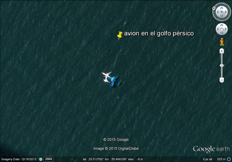 Avion con sombra arcoiris - Norte de Hainan - China 🗺️ Foro General de Google Earth 1