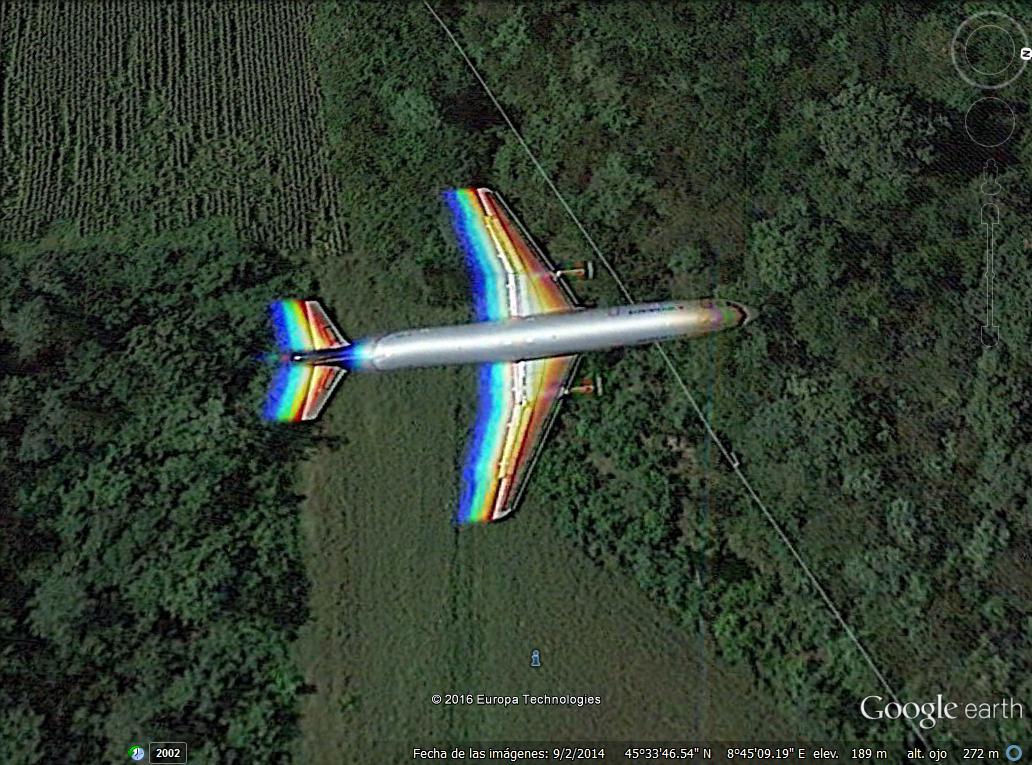 Avión cerca de Milan 1 - Londres, mas aviones volando 🗺️ Foro General de Google Earth