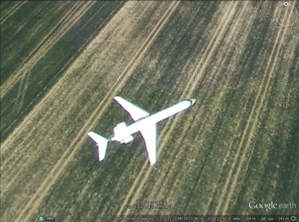 Avión aproximándose a Paris-Orly 1 - Avion volando bajo sobre el puerto de Dalian 🗺️ Foro General de Google Earth