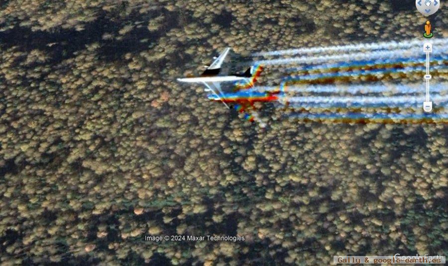 Avión volando en Lesnaya, Mari-El, Rusia 1