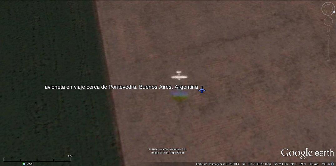 Avioneta y su sombra cerca del aerodromo de Goodwood 🗺️ Foro General de Google Earth 0