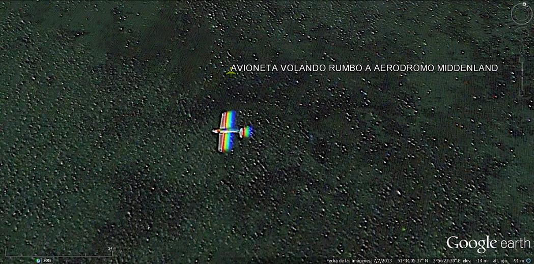 Avioneta en estuario de la Escalda Oriental N. Zelanda 0 - Avion sobrevolando Filipinas 🗺️ Foro General de Google Earth