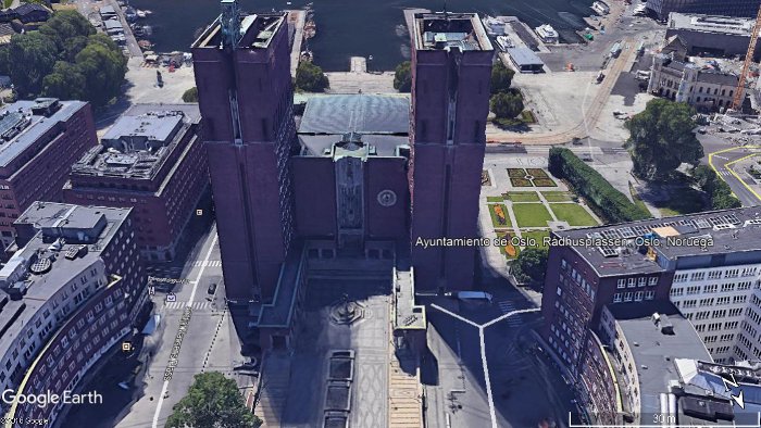 Ayuntamiento de Oslo, Rådhusplassen, Oslo, Noruega 2