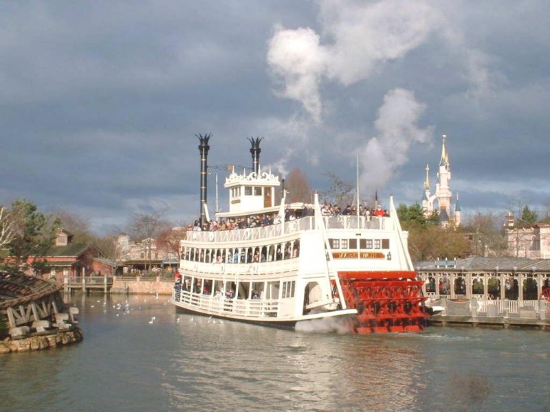 Mark Twain Riverboat - Disney - PS Kingswear Castle 🗺️ Foro General de Google Earth