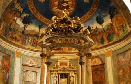 Basilica de Santa Cruz de Jerusalen, Roma, Italia 0