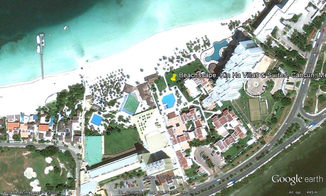 Beachscape, Kin Ha Villas & Suites - Hotel Bahia Principe Akumal, Riviera Maya, Mexico 🗺️ Foro Google Earth para Viajar