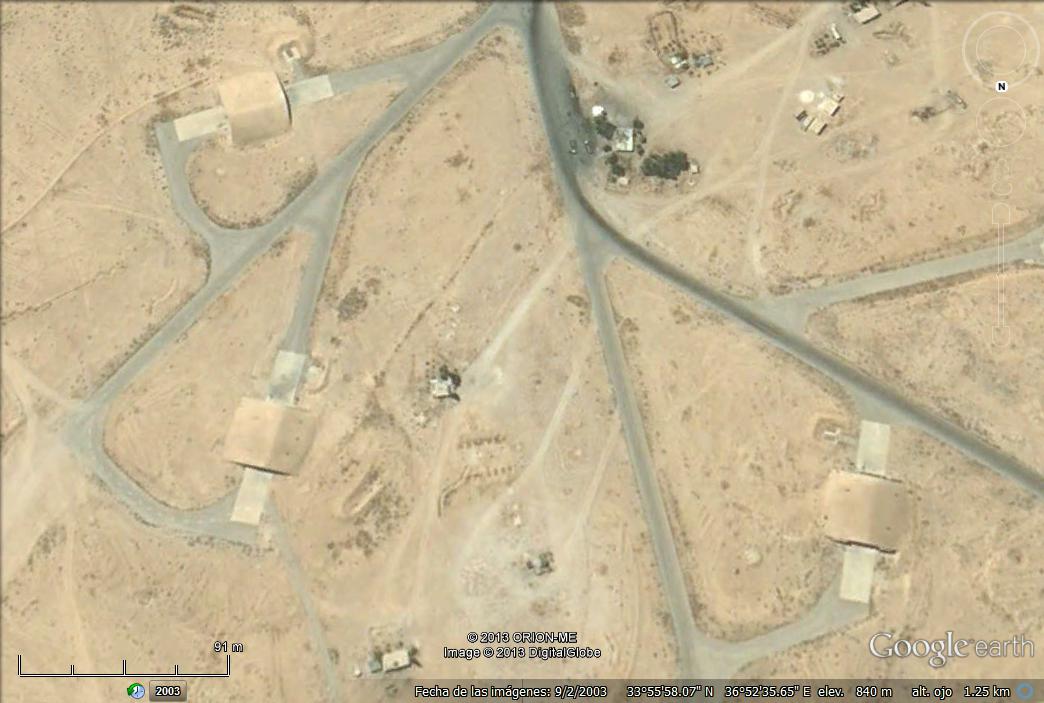 Bunqueres para aviones en An Nasiriyah - Siria 1 - Tres bases Aereas con el mismo nombre en Rusia 🗺️ Foro Belico y Militar