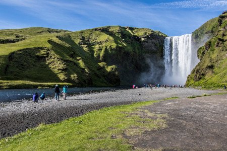 Cascada Skógafoss, Islandia 0