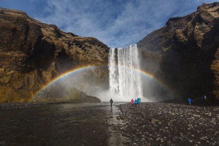 Cascada Skógafoss, Islandia 0