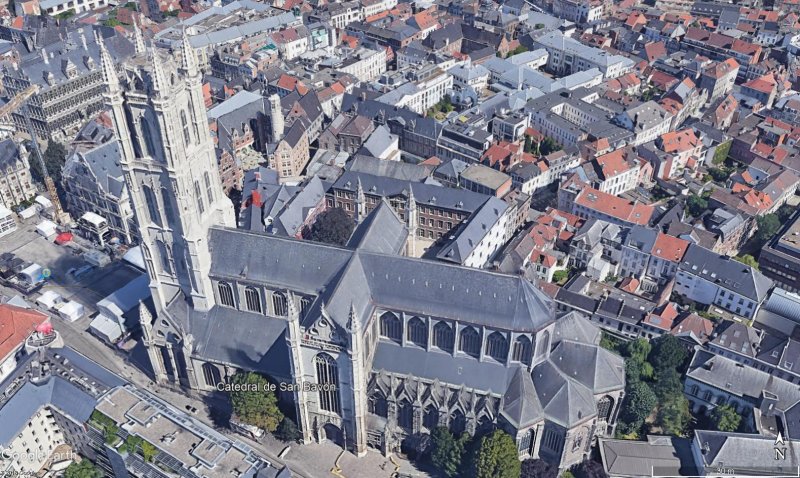 Catedral de San Bavón, Belfort y San Nicolás -Gante, Bélgica 1