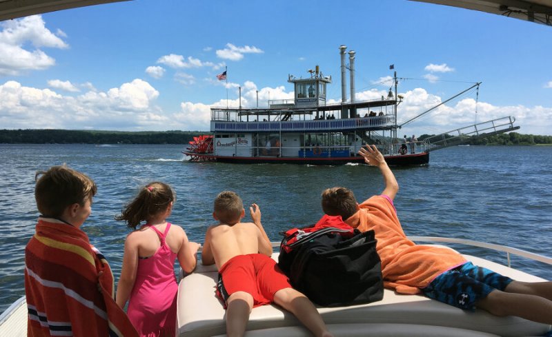 Chautauqua Belle Paddle Steamer, USA 2