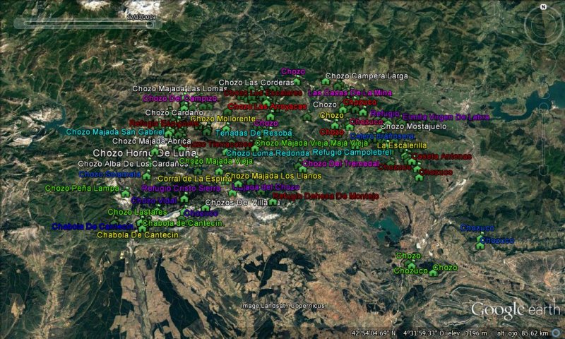 recorridos con google earth - Refugios, Chozos y Majadas de la Montaña Palentina 🗺️ Foro Ficheros KMZ, KML y Rutas