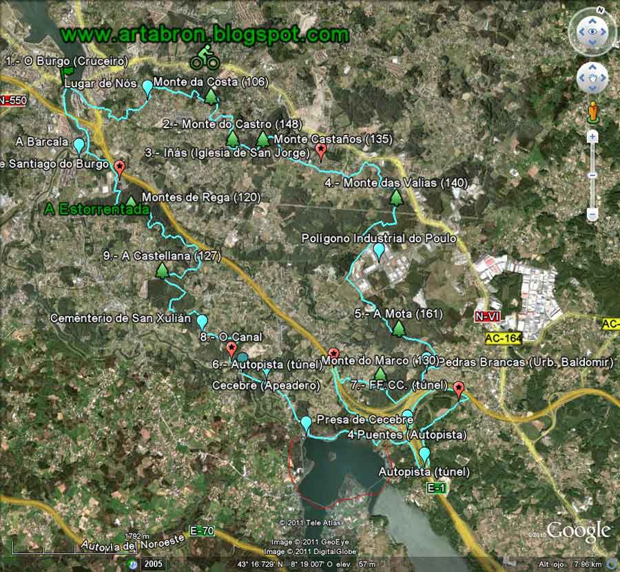 Rutas Bici TT - A Coruña