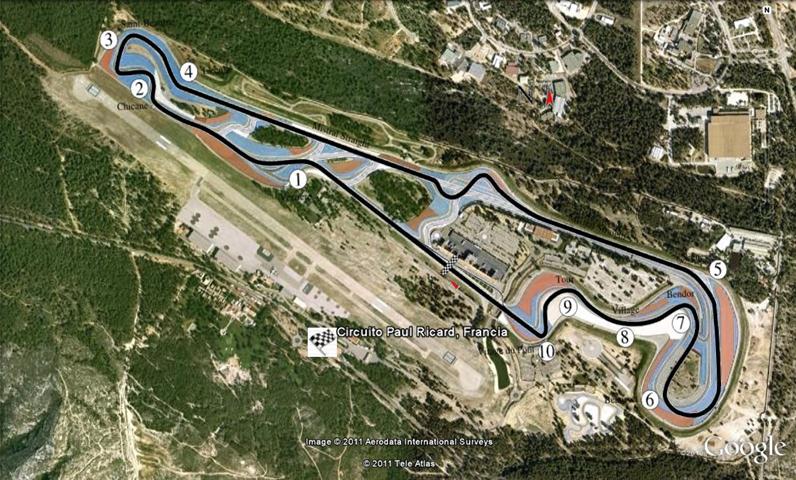 Circuito de Formula 1 Paul Ricard 0