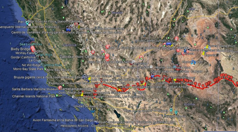 Ruta Turística Costa Oeste y Ruta 66 - USA 0