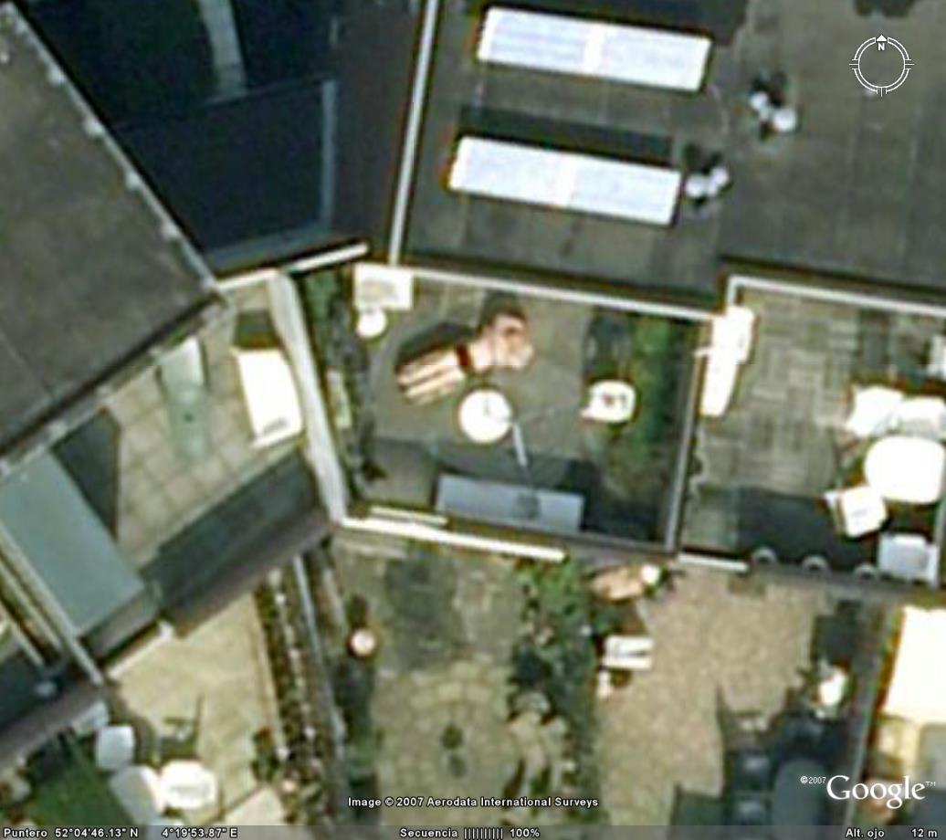 Desnudo en La Haya, Holanda - Los 10 desnudos mas vistos en Google Earth