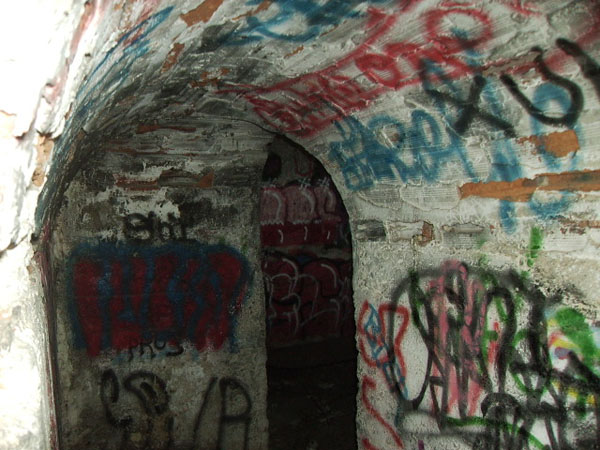 Detalle del tunel - Defensas de Madrid en la Guerra Civil